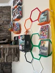 10/25/50 Count Modular Hexagon Wall Shelf Honeycomb Display Modern. Fixed Price $12.99.