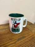 Dogs "large" Coffee Mug Lm Golf "putt Or Shut Up" 5'X4.5' "big Cup. Fixed Price $18.00.