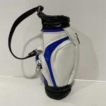 Small Blue & White Golf Bag For Pens, Pencils, Flash Light.. Fixed Price $10.00.