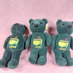 Lot Of 3 Masters 2000,2001 Golf Bear Plushes Augusta Collectible Singh Woods. Fixed Price $34.95.