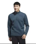 Adidas Men's Dwr Quarter Zip Pullover, Arctic Night, Medium Golf Sweater. Fixed Price $28.00.