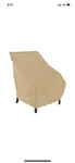 Classic Accessories Terrazzo Water Resistant High Back Patio Chair Cover. Fixed Price $28.28.
