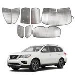 Front Windshield Sunshade Kit For Nissan Pathfinder 2013-2018, Rear Win.... Fixed Price $99.42.