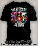 Weezy Weed 420 Hip Hop Smoking Graphic Pro Club Shaka Streetwear Tee Shirt. Fixed Price $44.49.