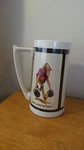 Retro Bowler Bowling Tankard Mug Bag Shoe Ball Team Sport Plastic Thermo-serv. Fixed Price $8.99.