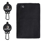 Acctolf Magnetic Golf Towel, For Bag, Microfiber Black. Fixed Price $25.99.