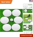 6 Pcs Golf Putting Target Hole Cup Bulk Goal Circles Disk Green Acc.... Fixed Price $19.79.