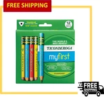 Ticonderoga My First Short Triangular Wood-cased #2 Hb Pencils X33112, Count. Fixed Price $22.79.