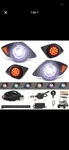 10L0L Golf Cart Headlight For Yamaha G29 Drive,gas/electric Kit,. Fixed Price $120.00.
