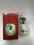 Vintage Russ Porcelain Santa Bell Memories Of St. Nick Holiday Decor. Fixed Price $26.00.