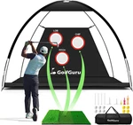 All-in-one Golf Practice Net Set 10X7FT With Targets, Balls, Tees & Mat. Fixed Price $149.99.