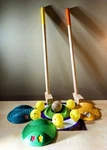 Kids Plantoys 7-PIECE Mini Golf Set. Fixed Price $18.05.