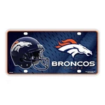 Nfl Denver Broncos Metal License Plate Tag. Fixed Price $14.99.