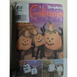Simplicity Costumes Sewing Pattern 4858 Child's, Pumpkin Golf, Tennis Ball Uncut. Fixed Price $10.99.