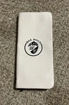 Winston Collection Golf Glove Stash Book Zip Pouch Leather White / Oak Hills. Fixed Price $79.99.