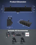 Waterproof 8 Speakers Bluetooth Utv Sound Bar Fm Radio Led System Polaris Canam. Fixed Price $155.39.