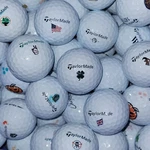 24 Taylormade TP5/TP5X Logo Golf Balls 3A/4A/5A Mixed Grades. Fixed Price $42.50.