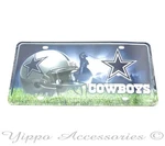 Dallas Cowboys Nfl Licensed Aluminum Metal Plate Tag New Fs. Fixed Price $13.95.