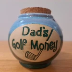 Bella Casa By Ganz Dad's Golf Money Ceramic Jar Novelty Gift 4. Fixed Price $19.94.