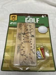 Travel Two Player Wooden Pocket Size Dice Peg Golf Sealed New Age 6+. Fixed Price $8.15.