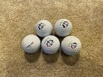 5 Vintage Logo Golf Ball Ryder Cup Oak Hills Valderama The Belfry Maxfli Strata. Fixed Price $5.50.