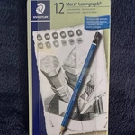 Staedtler Mars Lumograph Drawing Pencil Set 100 G12 Blue 6B-4H Hardness. Fixed Price $16.61.