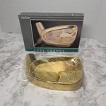 Vintage Star Case Golf Theme Dresser Tray Keys & Change Gold Fore. Fixed Price $15.50.