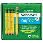 Ticonderoga My First Short Triangular Wood-cased 1 Count (pack Of 36), Yellow. Fixed Price $41.92.