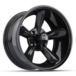 Set Of (4) 12 In Gtw Godfather Wheels 215 40 Fusion Street Tires Steel Belt. Fixed Price $634.00.