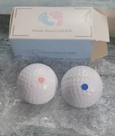 Gender Reveal Golf Balls 1 Pink And Blue Regular Size New Open Box Winsharp. Fixed Price $14.99.