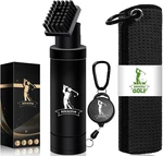 Attractive Golf Club Cleaner Set, Includes Water Brush And Waffle Pattern. Fixed Price $15.61.