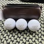 Coach Vintage Leather Golf Ball Set. Fixed Price $65.00.