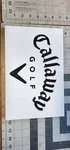 Callaway Golf Simulator Home Wall Sign Black And White 11.5" By 7.5". Fixed Price $31.45.