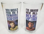 Star Trek Glasses Scotty Capt Kirk Collectors Set Of Two 16 Oz 2011 Cbs Studios. Fixed Price $16.22.