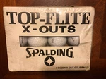 Spalding Top-flite X-outs Golf Balls (12) Brand New White Usa Made. Fixed Price $12.00.