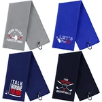 Funny Golf Towels 4PACK Microfiber Embroidered With Clip Perfect Gifts. Fixed Price $22.91.