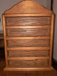 Wooden Golf Ball Display Case Shelf Rack Stand 25 Pc. Fixed Price $40.00.
