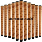 Winn Dri-tac Wrap Golf Club Grips Bundle Set Copper Standard Midsize Oversize. Fixed Price $118.00.