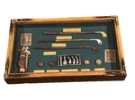 Vintage History Of Golf Collectible Shadow Box Hanging Display Case Bobby Jones. Fixed Price $13.99.