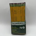 Ticonderoga #2 Pencils, Lead, Soft, Pack 72. Fixed Price $7.00.