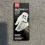 Under Armour Ua Strikeskin Tour Glove White Rh Golfer - Sz Medium. Fixed Price $12.99.