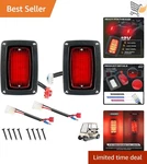 Drive-up Led Tail Light Kit Club Ds Golf Cart Waterproof Red 2 Pack. Fixed Price $37.98.