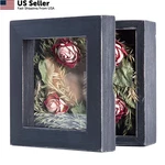 Freezing Point Shadow Box Frame 5X5 Display Case 5, Black. Fixed Price $26.16.