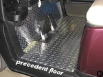 Club Precedent Golf Cart Highly Polished Aluminum Diamond Plate Floor. Fixed Price $121.95.