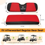 Red Golf Cart Front Rear Seat Covers For Yamaha G16-G22,CLUB Ds PRE-2000. Fixed Price $49.99.