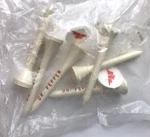 Dr. Pepper Six Wooden Golf Tees And 2 Ball Markers Set Nos Advertising Premium. Fixed Price $9.09.