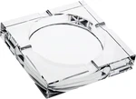 Crystal Glass Ashtray - 7 X 1.5 In, Clear Classic Square Indoor Fo. Fixed Price $48.61.
