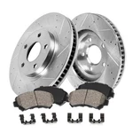 Front Brake Kit For 2006-2011 Honda Civic Drilled & Slotted Rotors And. Fixed Price $168.25.