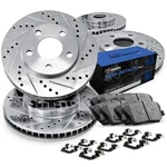 R1 Concepts Front And Rear Brake Kit For 2013-2017 Honda Accord Drilled Slot.... Fixed Price $407.50.