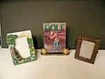3 Picture Frames "special Commemorative Edition World's Greatest Golfer". Fixed Price $24.99.